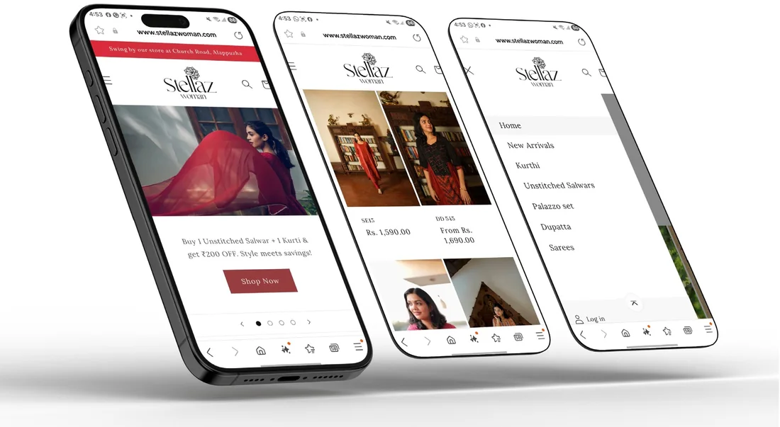 Stellaz Woman website preview